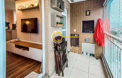 Imagem 2: Apartamento com 3 dormitórios à venda, 81 m² por R$ 600.000,00 - Estuário - Santos/SP