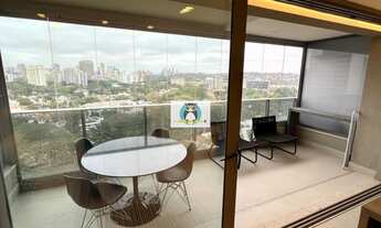 Imagem 2: Ap. 1 dorm., 46m2, mobiliado, ar cond., varanda, serviço camareira, 1 vaga