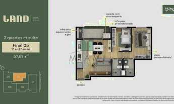 Imagem 3: Apartamentos 2 Dormitórios para venda em Curitiba - PR