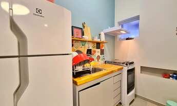 Imagem 6: Studio para Locação 40m² Mobiliado Meia Quadra da Praia Ponta da Praia