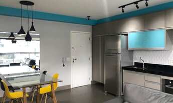 Imagem 5: Street Chacara Santo Antônio para aluguel tem 51 metros quadrados com 1 quarto mobiliado