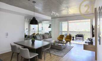 Imagem 2: Apartamento com 1 dormitório para alugar, 70 m² por R$ 5.500,00/mês - Brooklin - São Paulo