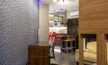 Imagem 6: Flat com 1 dormitório à venda, 50 m² - Gonzaga - Santos/SP