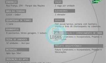 Imagem 4: Apartamento com 2 dormitórios à venda, 53 m² por R$ 345.000,00 - Parque das Nações - Santo