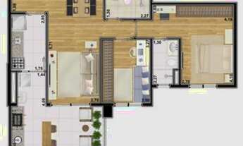 Imagem 7: Apartamento para venda com 77 metros quadrados com 2 quartos e Varanda Gourmet no Tatuapé