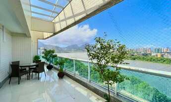 Imagem 2: Cobertura Linear 3 Suítes 100% Mobiliado e Decorado + Dependência completa C/ 167 m² Vista