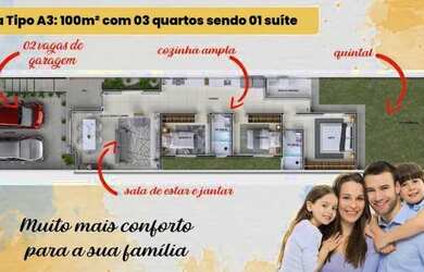 Imagem 5: Casas com 03 quartos à venda, quintal amplo, no Residencial Torres Village, Avenida das To