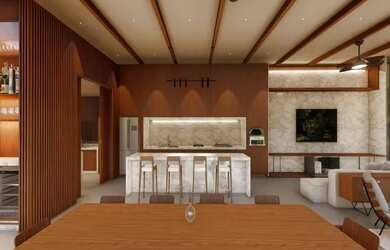 Imagem 6: Casa Espetacular em construção (Entrega prevista em menos de 1 ano) à venda no Condomínio