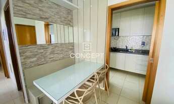 Imagem 3: Locação - Apto Mobiliado - Parque Beira Rio - 2 quartos sendo 1 suíte