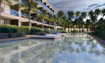 Imagem 2: 41,58m2 pé na areia carneiros térreo vista piscina, urgente última unidade