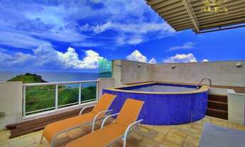 Imagem 5: Cobertura na praia Vista para o mar 3 dormitórios 1 suíte Piscina churrasqueira Astúrias G