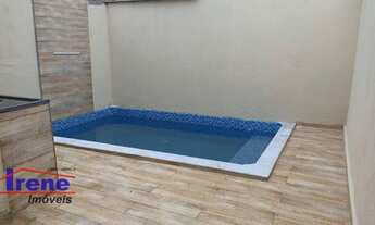 Imagem 3: Casa Nova 2 Dorms. (1Suíte). Piscina com Cascata e churrasqueira. Localização ótima, com v