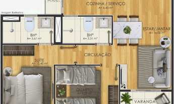 Imagem 7: Conheça o Bosque Lausanne: excelente localização, cond. completo