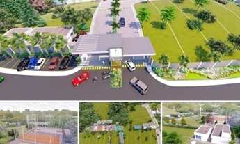 Imagem: Terreno demarcados e plano