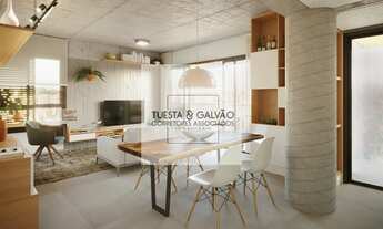 Imagem 3: Apartamento à venda no bairro Água Verde, com uma suíte, lavanderia coletiva, cozinha, sal