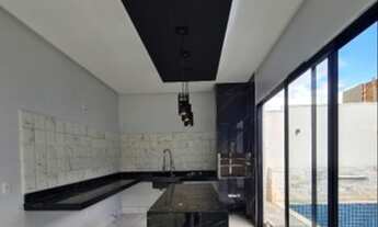 Imagem 3: Linda e moderna casa térrea no jardins Barcelona 3 suítes com piscina e iluminação