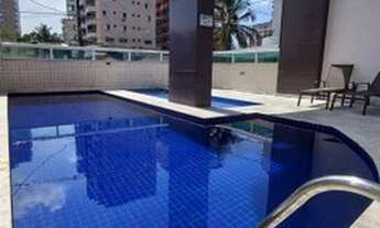 Imagem 2: Apartamento com 3 dormitórios à venda, 130 m² por R$ 480.000 - Guilhermina - Praia Grande