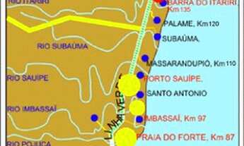 Imagem 4: Terreno com Potencial Turistico, com 64,9 ha em - Conde - Bahia