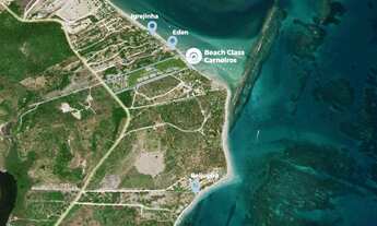 Imagem 4: 41,58m2 pé na areia carneiros térreo vista piscina, urgente última unidade