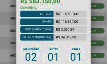 Imagem 4: Apartamento para venda tem 62 metros quadrados com 2 quartos em tabuleiro -