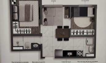 Imagem 3: Apartamento 2 dorm c varanda 249 mil com vaga de garagem