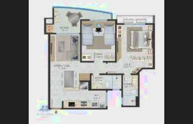 Imagem 4: Apartamento com 2 dormitórios para alugar, 70 m² por R$ 5.600,00/mês - Campeche - Florianó