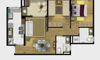 Imagem 7: Apartamento com 2 dormitórios à venda, 62 m² por R$ 398.000 - Jardim Oriente - São José do