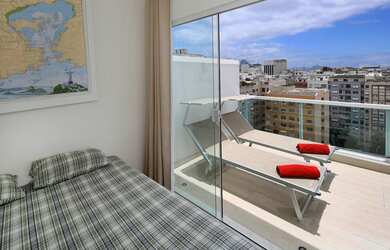 Imagem 2: Estilosa Cobertura duplex com 2 quartos - Entre Copacabana e Ipanema