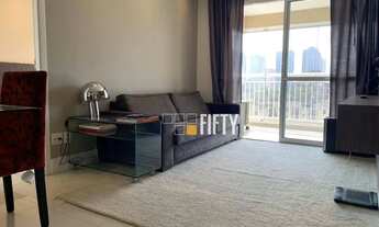 Imagem 2: Apartamento com 1 dormitório para alugar, 49 m² por R$ 4.930,00/mês - Brooklin - São Paulo