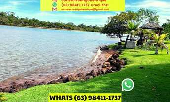 Imagem 1: Chácara vista de Palmas com 65 metros de beira lago individual