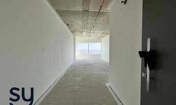 Imagem 2: Linda sala PRONTA para locação no Pontal Office com vista deslumbrante