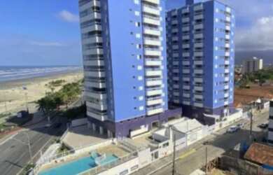 Imagem 2: Edifício frente mar apartamento com churrasqueira na sacada aceita veículo praia grande sp