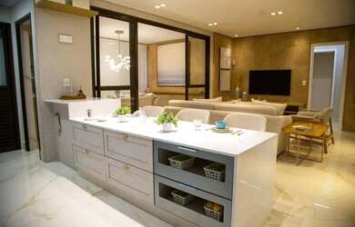 Imagem 2: Apartamento com 3 dormitórios à venda, 117 m² por R$ 1.338.100,00 - Vila Assunção - Santo