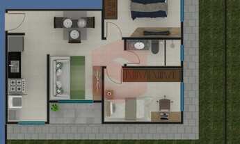 Imagem 7: Apartamentos 02 dormitórios 53,59m² de área privativa no Cercadinho