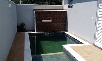 Imagem 2: Casa térrea com piscina no condomínio Bréscia Indaiatuba SP