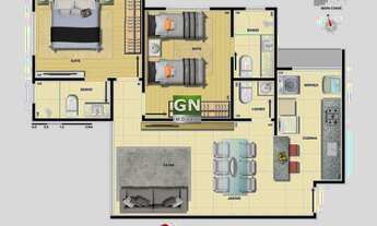 Imagem 3: Apartamento à venda, 2 quartos, 2 suítes, 2 vagas, Cidade Nova - Belo Horizonte/MG