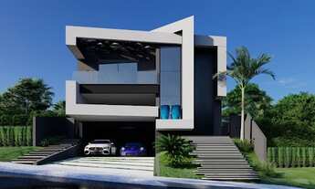 Imagem 3: Sobrado com 4 dormitórios à venda, 430 m² por R$ 3.200.000,00 - Condomínio Residencial Alp