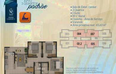 Imagem 6: L004 Apartamento a venda no alto do calhau de 2 quartos entrada facilitada