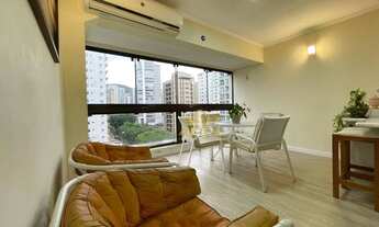 Imagem: Flat na praia 2 dormitórios sacada Lazer