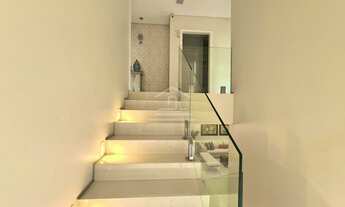 Imagem 6: Condomínio Mirante do Lago Casa Duplex a venda no Uruguai- Varanda Gourmet com Piscina