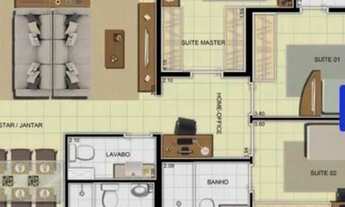 Imagem 2: Apartamento para venda com 110 m com 3 suítes em Dom Pedro I - Manaus - Amazonas