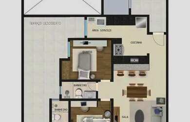 Imagem 2: Cód.: 5 - Apartamento 2 quartos - São Mateus