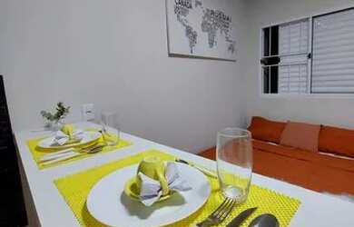 Imagem 5: Kitnet mobiliada para aluguel tem 20 metros quadrados com 1 quarto