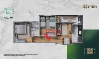 Imagem: Apartamento com 2 dormitórios à venda