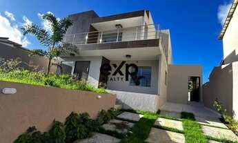 Imagem 7: Casa 4 Suítes de Alto Padrão com Área Gourmet - Condomínio Fechado em Buraquinho - Pronta