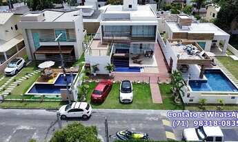 Imagem 3: Casa 4/4 porteira fechada condomínio na Linha Verde-BA Vilas do Jacuípe