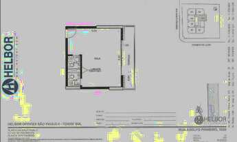 Imagem 3: Sala, 40 m² - venda por R$ 310.000,00 ou aluguel por R$ 1.650,00/mês - Santo Amaro - São P