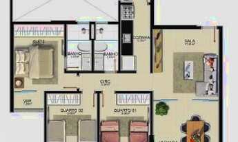 Imagem 6: Apartamento para Venda em Guarapari, Praia do Morro, 3 dormitórios, 1 suíte, 2 banheiros