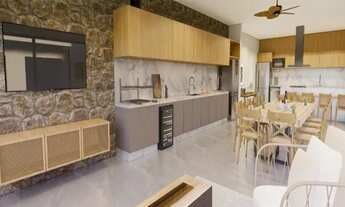 Imagem 4: Linda casa em construção, com previsão de entrega em Outubro de 2022, à venda no Condomíni