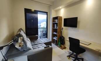 Imagem 6: Arte Studios, 7º andar, frente rua, sala quarto montado com 36m², infraestrutura de lazer